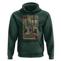 Funny Tarot Card Deadlifts Gym Workout Skeleton Hoodie