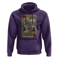 Funny Tarot Card Deadlifts Gym Workout Skeleton Hoodie