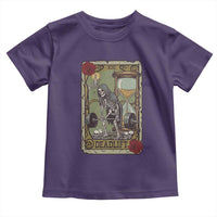 Funny Tarot Card Deadlifts Gym Workout Skeleton Toddler T Shirt