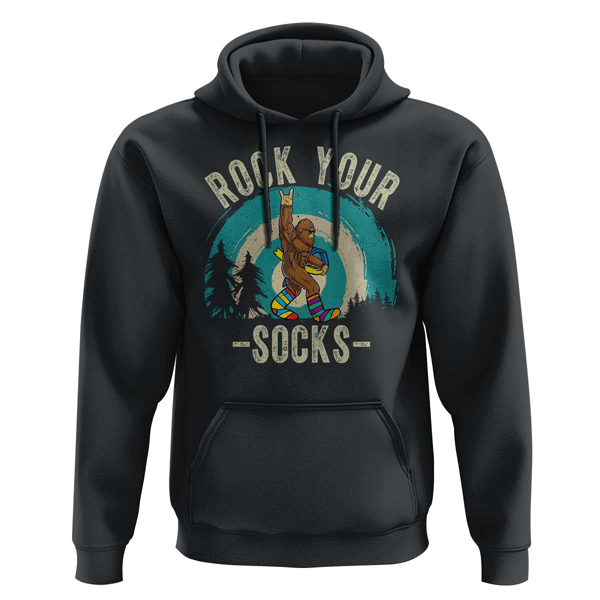 Funny Down Syndrome Awareness Bigfoot Hoodie Rock Your Socks
