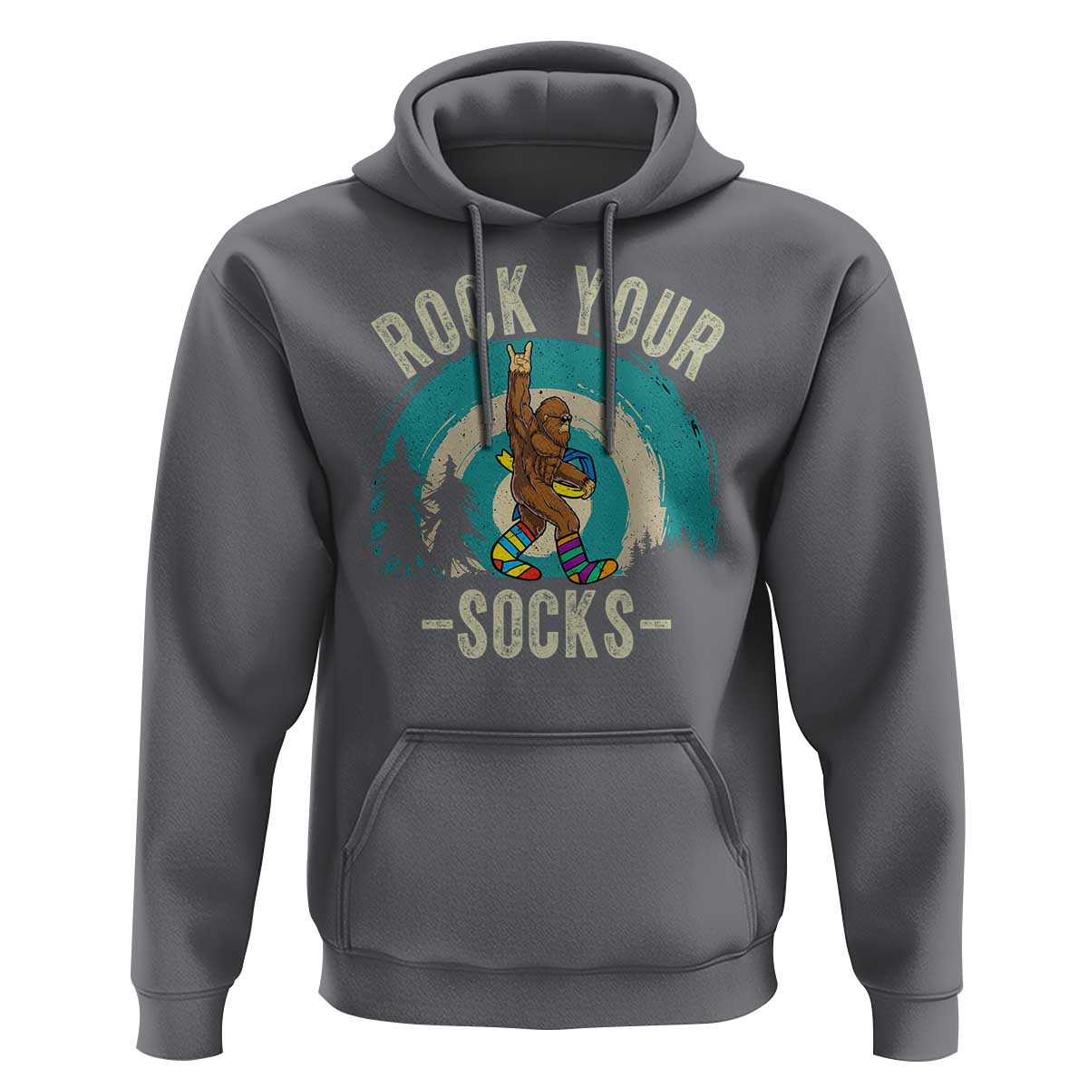 Funny Down Syndrome Awareness Bigfoot Hoodie Rock Your Socks