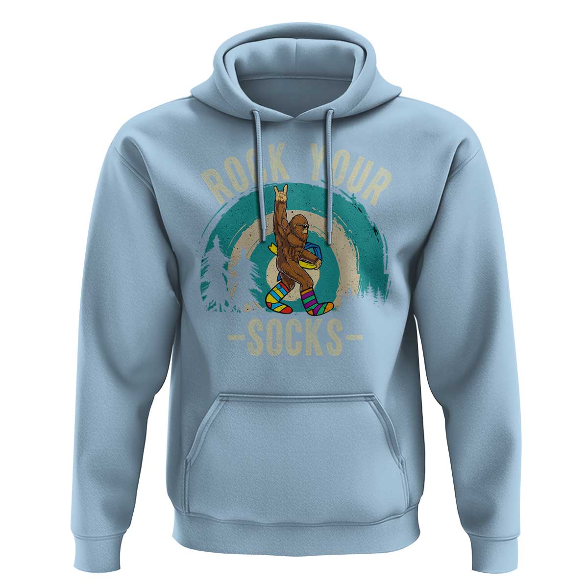 Funny Down Syndrome Awareness Bigfoot Hoodie Rock Your Socks