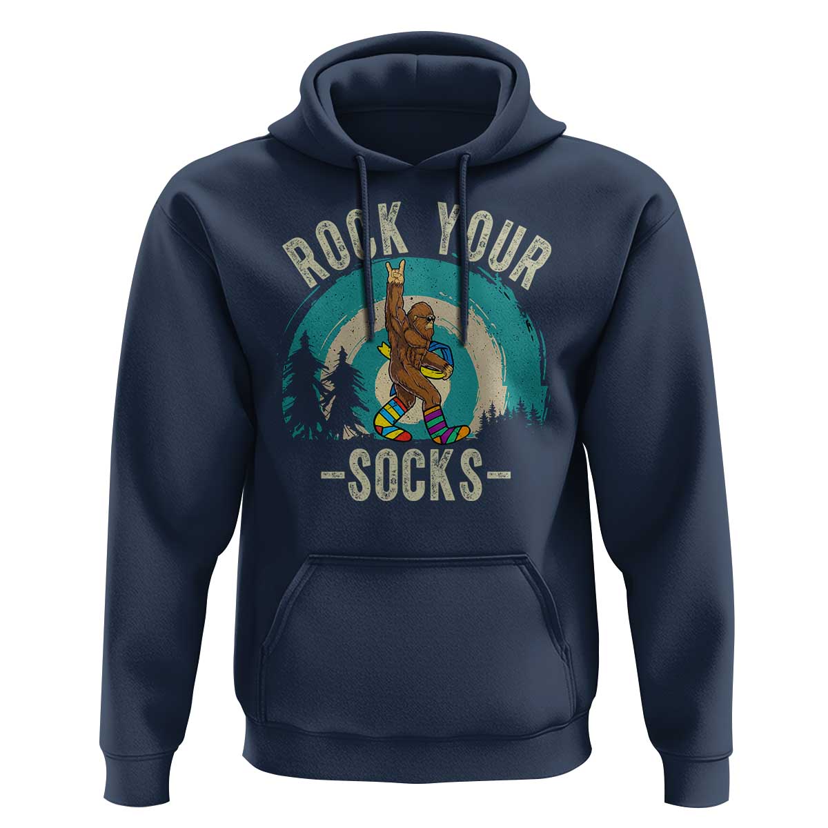 Funny Down Syndrome Awareness Bigfoot Hoodie Rock Your Socks