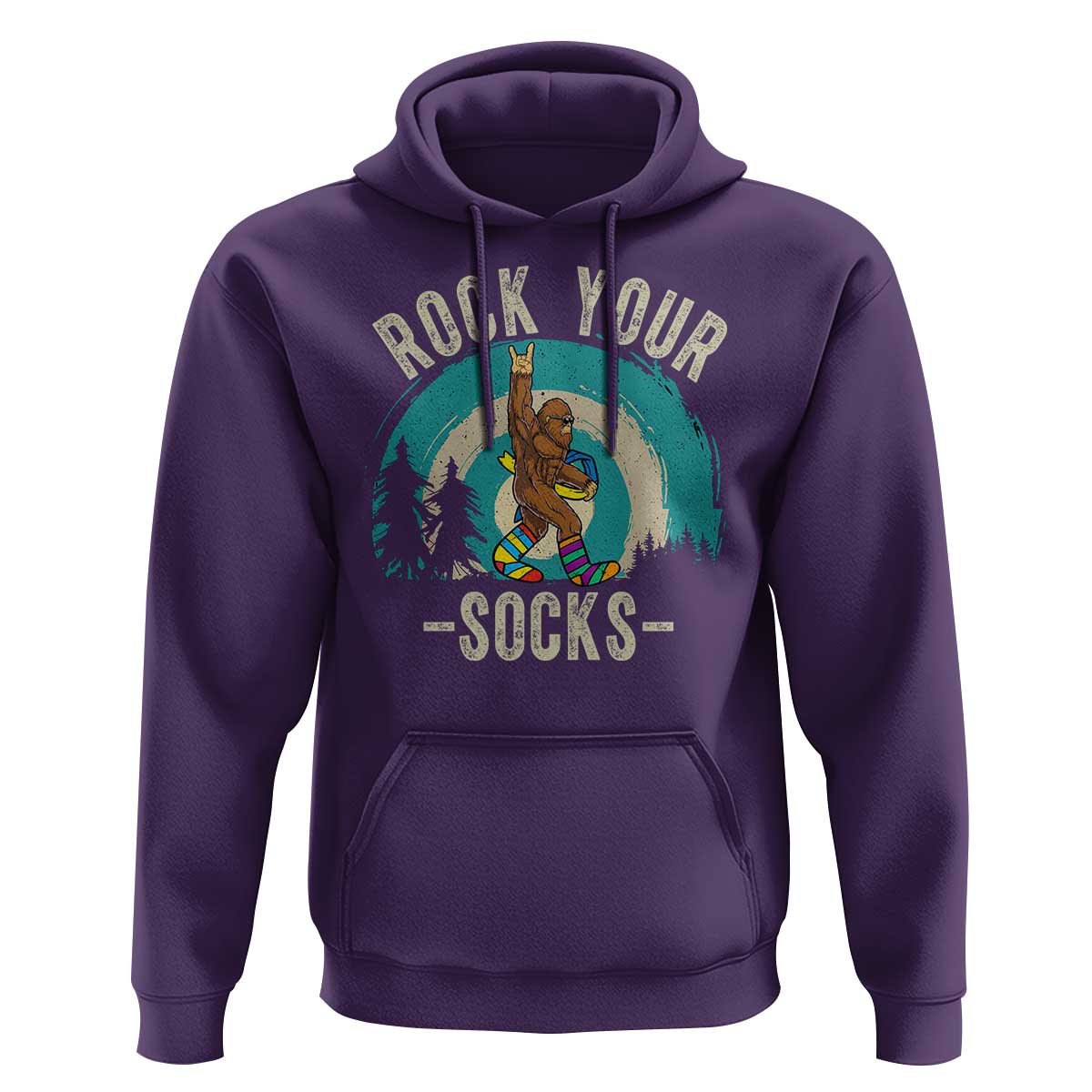 Funny Down Syndrome Awareness Bigfoot Hoodie Rock Your Socks