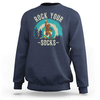 Funny Down Syndrome Awareness Bigfoot Sweatshirt Rock Your Socks
