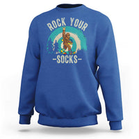Funny Down Syndrome Awareness Bigfoot Sweatshirt Rock Your Socks