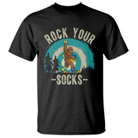 Funny Down Syndrome Awareness Bigfoot T Shirt Rock Your Socks