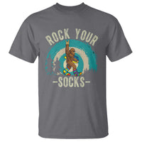 Funny Down Syndrome Awareness Bigfoot T Shirt Rock Your Socks