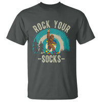 Funny Down Syndrome Awareness Bigfoot T Shirt Rock Your Socks