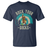 Funny Down Syndrome Awareness Bigfoot T Shirt Rock Your Socks