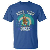 Funny Down Syndrome Awareness Bigfoot T Shirt Rock Your Socks