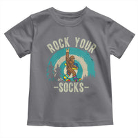 Funny Down Syndrome Awareness Bigfoot Toddler T Shirt Rock Your Socks