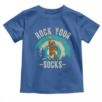 Funny Down Syndrome Awareness Bigfoot Toddler T Shirt Rock Your Socks