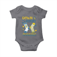 Down Right Amazing Baby Onesie Down Syndrome Awareness Socks Ribbon