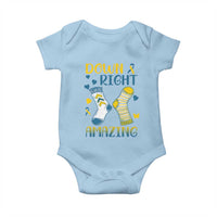 Down Right Amazing Baby Onesie Down Syndrome Awareness Socks Ribbon