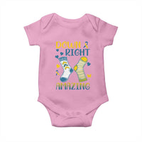 Down Right Amazing Baby Onesie Down Syndrome Awareness Socks Ribbon