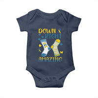 Down Right Amazing Baby Onesie Down Syndrome Awareness Socks Ribbon