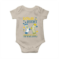 Down Right Amazing Baby Onesie Down Syndrome Awareness Socks Ribbon