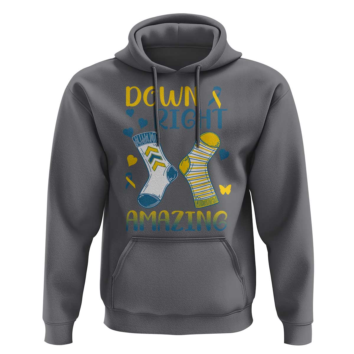 Down Right Amazing Hoodie Down Syndrome Awareness Socks Ribbon