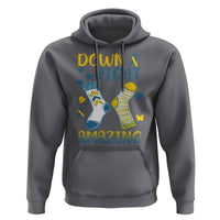 Down Right Amazing Hoodie Down Syndrome Awareness Socks Ribbon