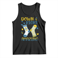 Down Right Amazing Tank Top Down Syndrome Awareness Socks Ribbon