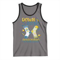 Down Right Amazing Tank Top Down Syndrome Awareness Socks Ribbon