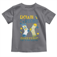 Down Right Amazing Toddler T Shirt Down Syndrome Awareness Socks Ribbon