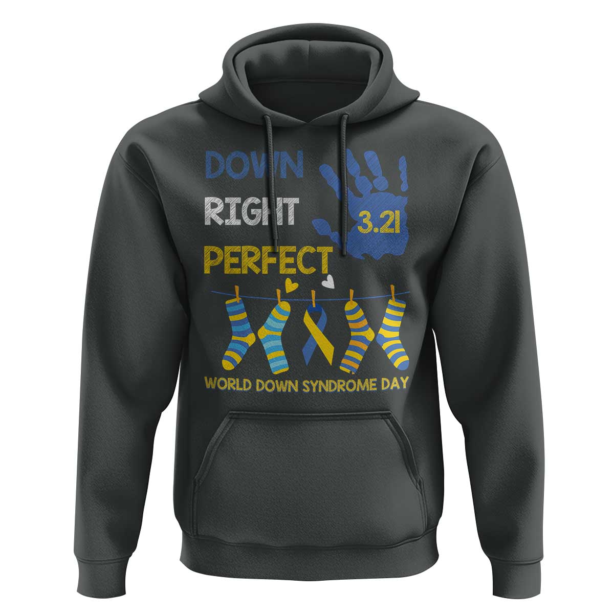 Down Right Perfect Hoodie March 21 World Down Syndrome Day Socks