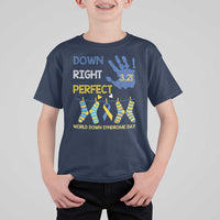 Down Right Perfect T Shirt For Kid March 21 World Down Syndrome Day Socks