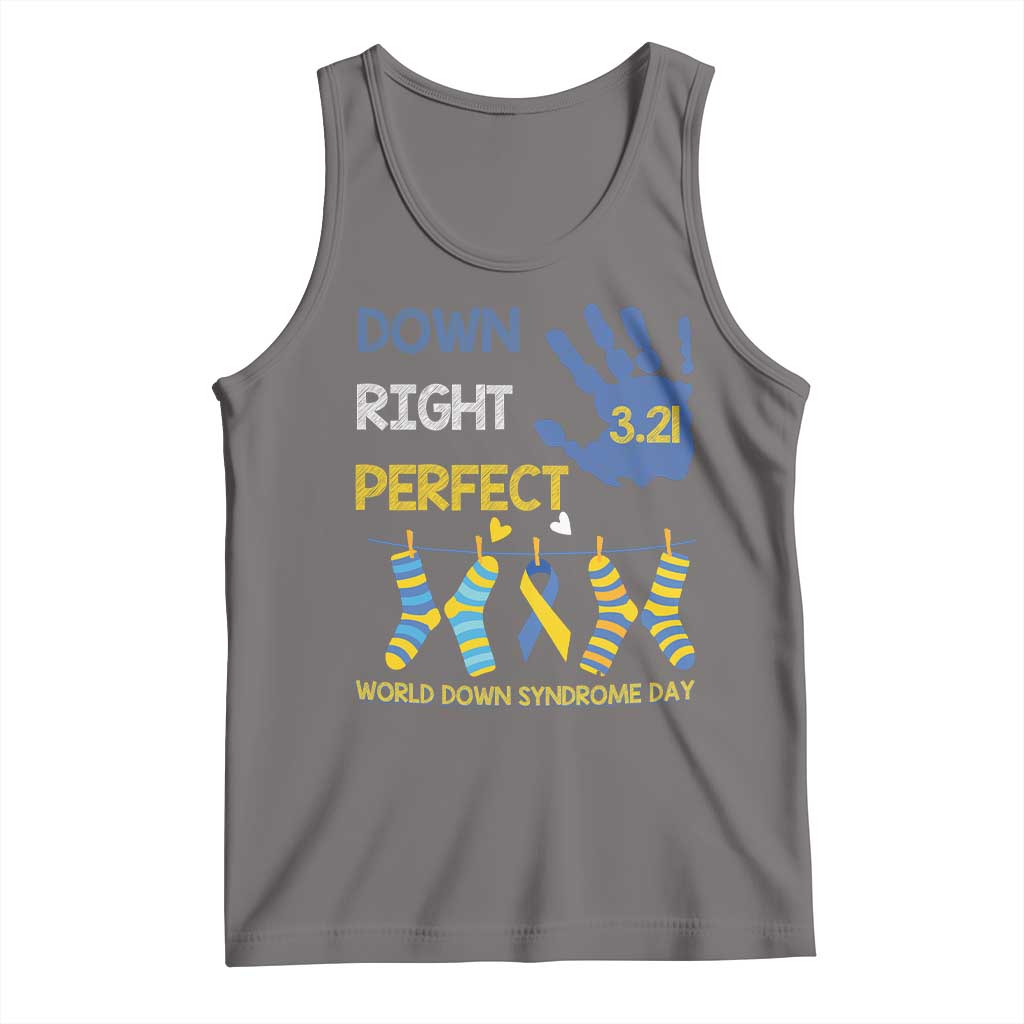 Down Right Perfect Tank Top March 21 World Down Syndrome Day Socks