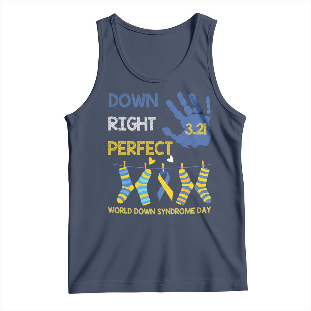 Down Right Perfect Tank Top March 21 World Down Syndrome Day Socks