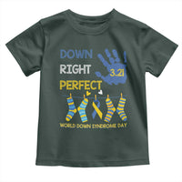 Down Right Perfect Toddler T Shirt March 21 World Down Syndrome Day Socks