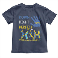 Down Right Perfect Toddler T Shirt March 21 World Down Syndrome Day Socks