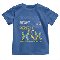 Down Right Perfect Toddler T Shirt March 21 World Down Syndrome Day Socks