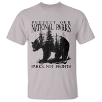 Protect Our National Parks Not Profits T Shirt Vintage Forest Bear