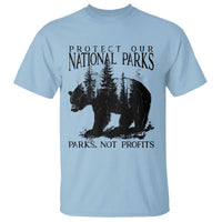 Protect Our National Parks Not Profits T Shirt Vintage Forest Bear