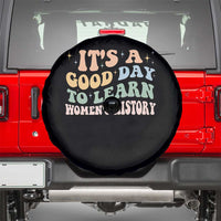 Funny It's A Good Day To Learn Women's History Spare Tire Cover Sparkle Star