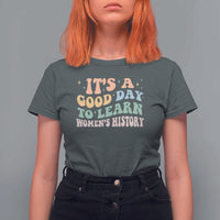 Funny It's A Good Day To Learn Women's History T Shirt For Women Sparkle Star