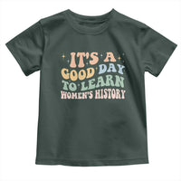 Funny It's A Good Day To Learn Women's History Toddler T Shirt Sparkle Star