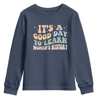Funny It's A Good Day To Learn Women's History Youth Sweatshirt Sparkle Star