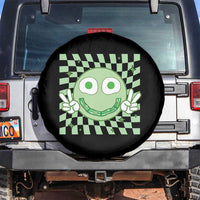 Funny Green Smile Face Eggs Bacon Breakfast St Patrick's Day Spare Tire Cover