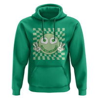 Funny Green Smile Face Eggs Bacon Breakfast St Patrick's Day Hoodie