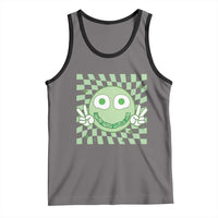 Funny Green Smile Face Eggs Bacon Breakfast St Patrick's Day Tank Top
