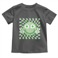 Funny Green Smile Face Eggs Bacon Breakfast St Patrick's Day Toddler T Shirt