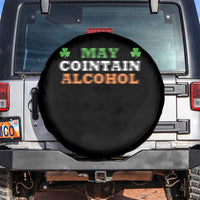 Funny May Contain Alcohol Spare Tire Cover Irish Beer Drinking St Patrick's Day Shamrock