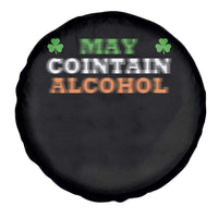 Funny May Contain Alcohol Spare Tire Cover Irish Beer Drinking St Patrick's Day Shamrock