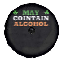 Funny May Contain Alcohol Spare Tire Cover Irish Beer Drinking St Patrick's Day Shamrock