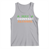 Funny May Contain Alcohol Tank Top Irish Beer Drinking St Patrick's Day Shamrock