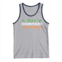 Funny May Contain Alcohol Tank Top Irish Beer Drinking St Patrick's Day Shamrock
