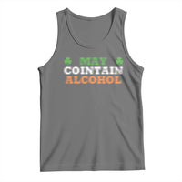 Funny May Contain Alcohol Tank Top Irish Beer Drinking St Patrick's Day Shamrock